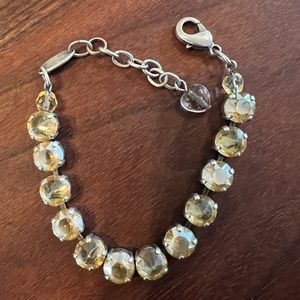Sabika gold tone crystal bracelet